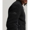 SUPERDRY Vintage Sherpa Zip Through Jacket BLACK