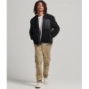 SUPERDRY Vintage Sherpa Zip Through Jacket BLACK