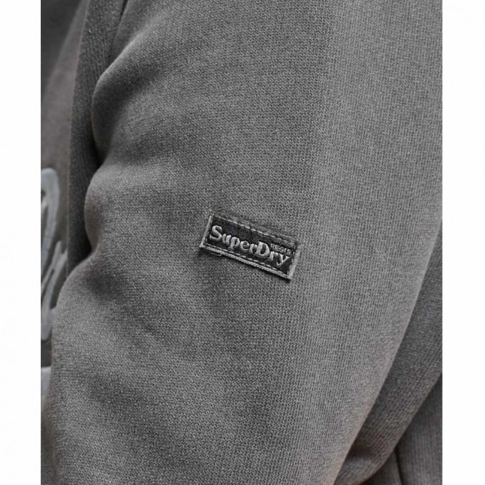 SUPERDRY Vintage Logo Borough Hoodie JET BLACK