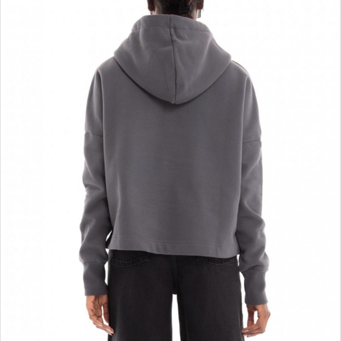 SUPERDRY Vintage Logo Rainbow Hoodie GREY