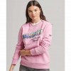 SUPERDRY Vintage Travel Crew Sweatshirt PINK