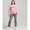 SUPERDRY Vintage Travel Crew Sweatshirt PINK