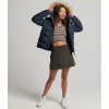 SUPERDRY Hooded Mid Layer Short Jacket NAVY