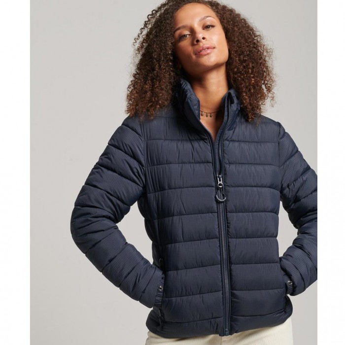 SUPERDRY Classic Logo Puffer Jacket NAVY