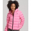 SUPERDRY Heat Sealed Padded Jacket Pink