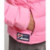 SUPERDRY Heat Sealed Padded Jacket Pink