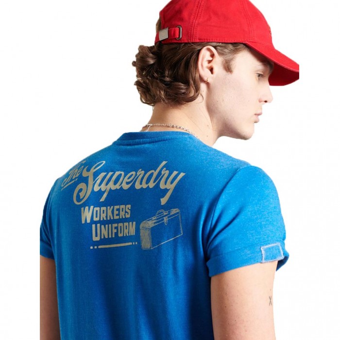 Superdry Graphic Workwear M1011196A-UKK Blue