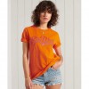 SUPERDRY Collegiate Cali State T-Shirt - Orange