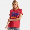 SUPERDRY Collegiate Cali State T-Shirt - Red