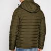 Superdry Μπουφάν πουπουλένιο Hooded Fuji Πράσινο Regular Fit