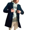 WOOL CROMBIE COAT MEN SUPERDRY