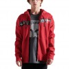 SUPERDRY CL TRANSIT ZIP HOOD Κόκκινο