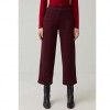 SURKANA ANKLE FLUID JACQUARD TROUSERS RED