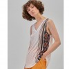 SURKANA V-NECKLINE TOP BROWN