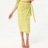 SURKANA Printed sarong skirt Green