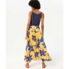 SURKANA Printed long skirt with flounce Yellow