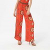 SURKANA Printed bamboo wide pants Coral