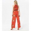 SURKANA Printed bamboo wide pants Coral