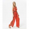 SURKANA Printed bamboo wide pants Coral