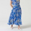 SURKANA Skirt with flare Blue SURKANA Skirt with flare Blue