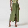 SURKANA Skirt with drawstring waistband Green SURKANA Skirt with drawstring waistband Green
