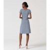 SURKANA Midi dress with flared skirt and boat neck Blue SURKANA Midi dress with flared skirt and boat neck Blue