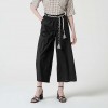 SURKANA Culottes with belt Black SURKANA Culottes with belt Black