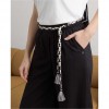 SURKANA Culottes with belt Black SURKANA Culottes with belt Black