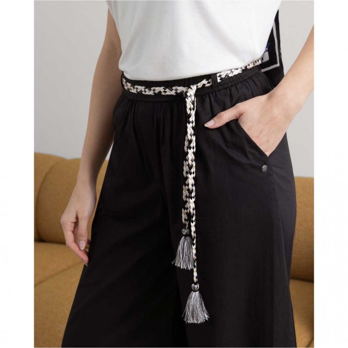 SURKANA Culottes with belt Black