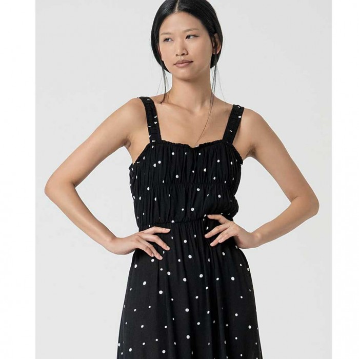 SURKANA Midi strappy dress Black