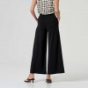 SURKANA wide-leg stretch trousers BLACK SURKANA wide-leg stretch trousers BLACK