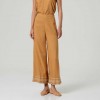 SURKANA Camel-colored embroidered wide-leg trousers SURKANA Camel-colored embroidered wide-leg trousers
