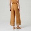 SURKANA Camel-colored embroidered wide-leg trousers SURKANA Camel-colored embroidered wide-leg trousers