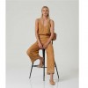 SURKANA Camel-colored embroidered wide-leg trousers SURKANA Camel-colored embroidered wide-leg trousers