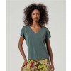 SURKANA Basic V-neck T-shirt GREEN SURKANA Basic V-neck T-shirt GREEN