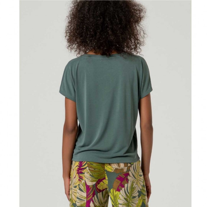 SURKANA Basic V-neck T-shirt GREEN SURKANA Basic V-neck T-shirt GREEN