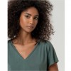 SURKANA Basic V-neck T-shirt GREEN SURKANA Basic V-neck T-shirt GREEN
