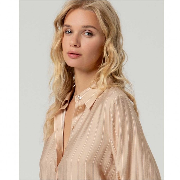 SURKANA Classic long-sleeved SHIRT BEIGE