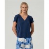 SURKANA Basic V-neck T-shirt BLUE