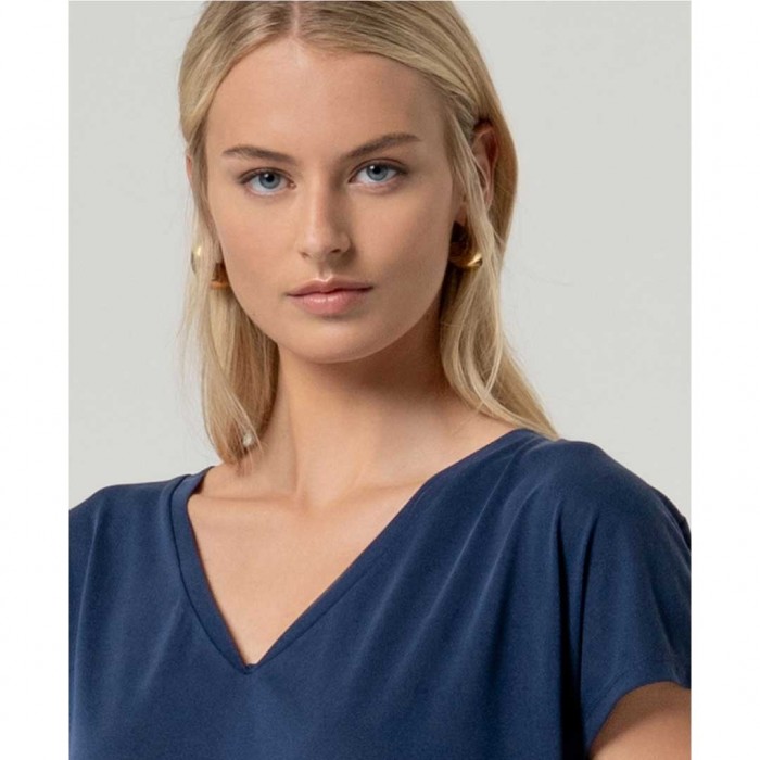 SURKANA Basic V-neck T-shirt BLUE
