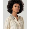 SURKANA Wide-sleeved shirt with decorative detail OFF WHITE SURKANA Wide-sleeved shirt with decorative detail OFF WHITE