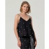 SURKANA subtly embroidered tank top BLACK SURKANA subtly embroidered tank top BLACK