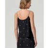 SURKANA subtly embroidered tank top BLACK SURKANA subtly embroidered tank top BLACK