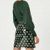 SURKANA Sequin short skirt Green