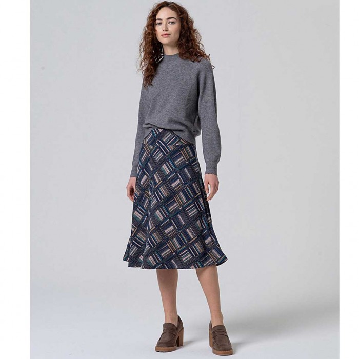 SURKANA Skirt with flare Blue