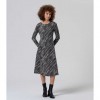 SURKANA Midi boat-neck dress Black