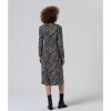 SURKANA Midi boat-neck dress Black