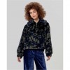 SURKANA WOMAN FAUX COAT NAVY BLUE