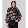 SURKANA WOMAN FAUX COAT BLACK/WHITE