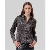 SURKANA WOMAN Satin shirt with polka dots Black